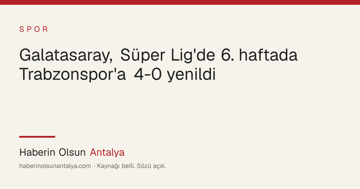 Papara Park'ta Trabzonspor-Galatasaray maçı
